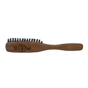 Haar- und Bartbürste mit Griff, 220 x 55 mm
